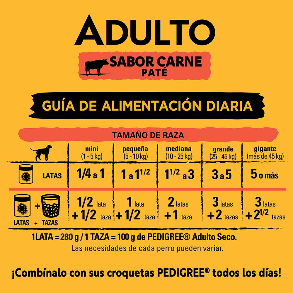 PEDIGREE® Lata Adulto Paté Sabor Carne - 7