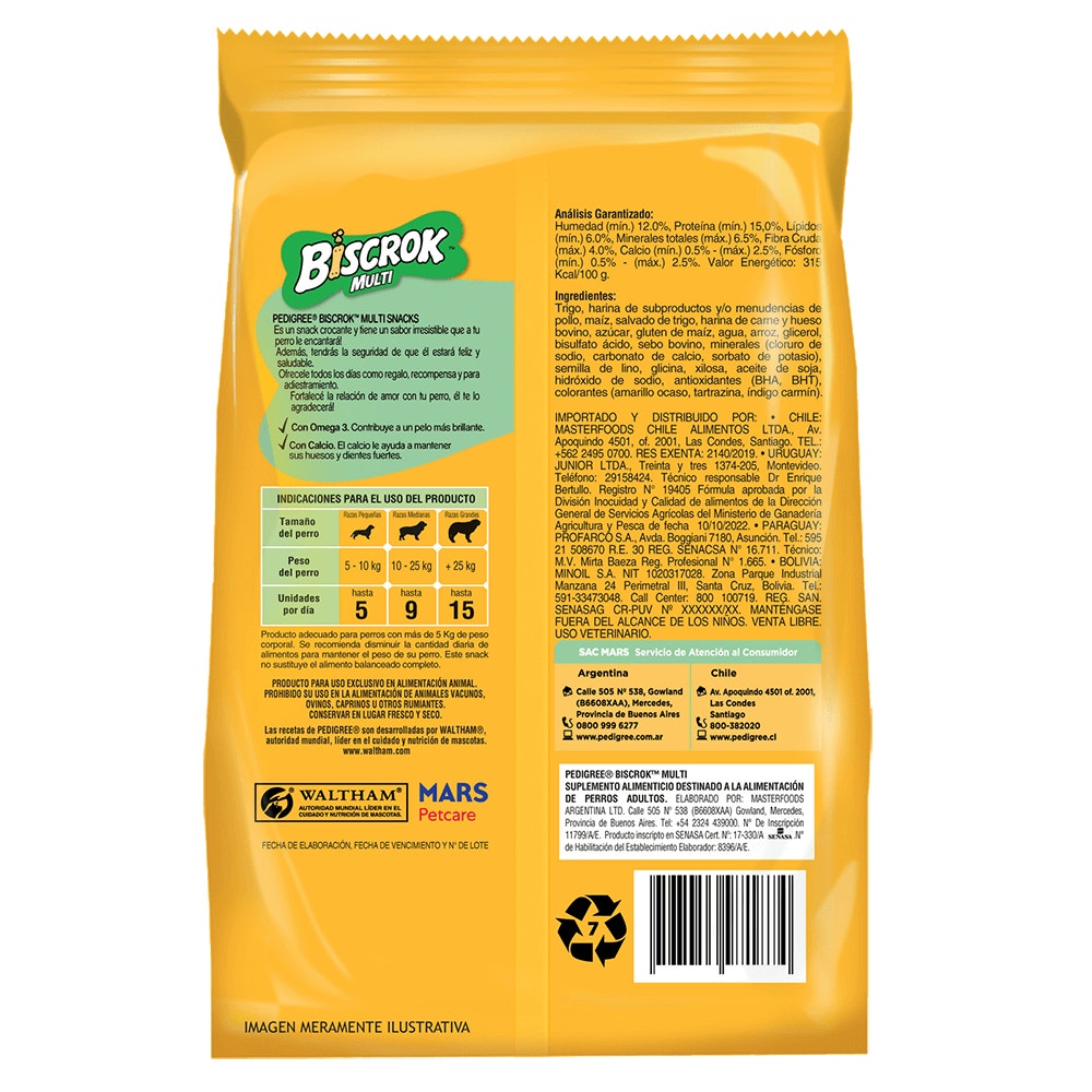 PEDIGREE® Biscrok Adulto Multi 100 g