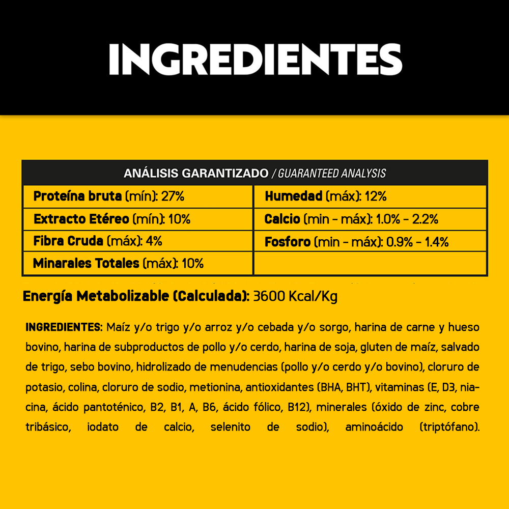 PEDIGREE® High Protein Croquetas Adulto Sabor Carne Y Pollo - 5