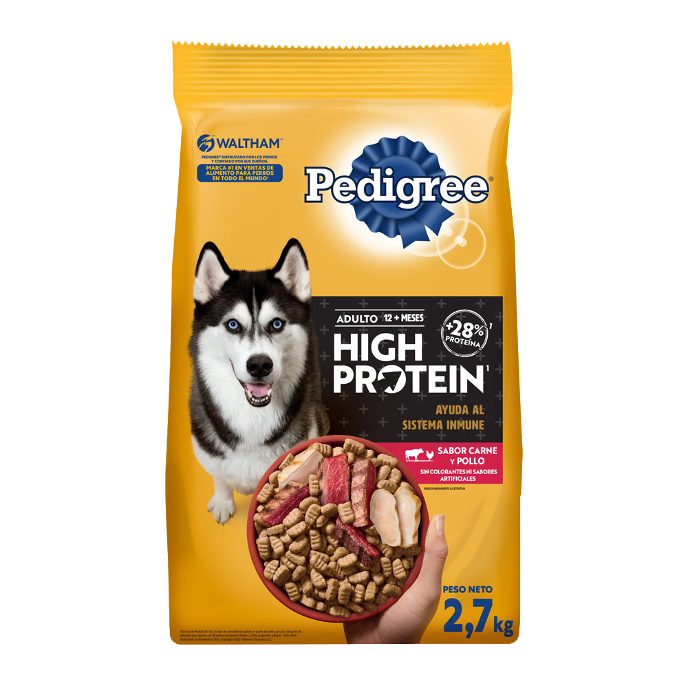 PEDIGREE High Protein Croquetas Adulto Sabor Carne Y Pollo