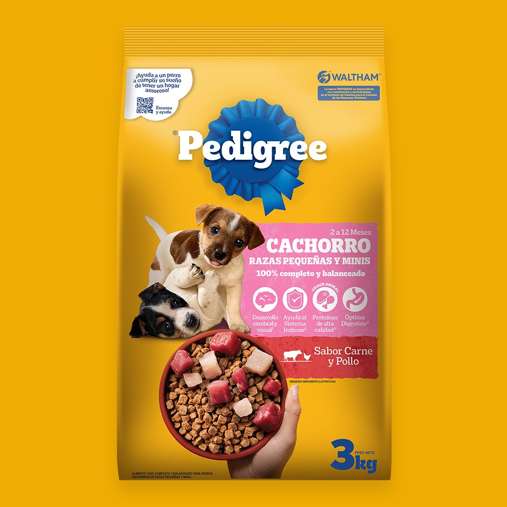 Pedigree Nuevo lanzamiento Pedigree Alimento Seco para Cachorro Razas Pequeñas