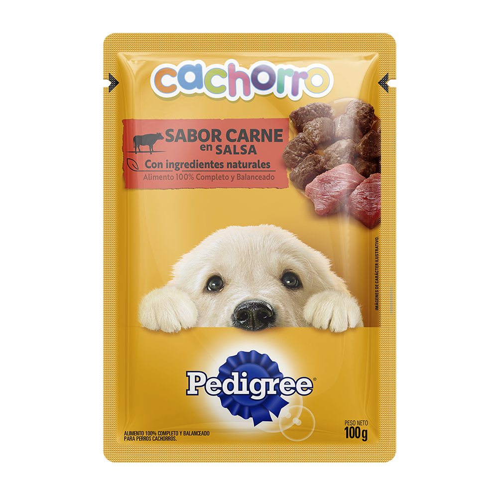 PEDIGREE® SOBRES™ Cachorro En Salsa Sabor Carne