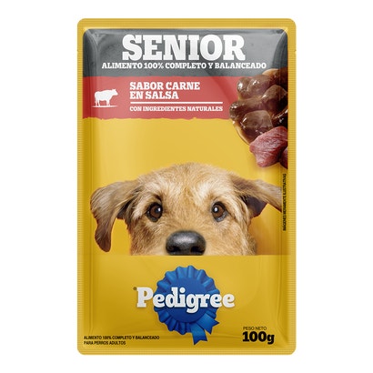 PEDIGREE® SOBRES™ Senior En Salsa Sabor Carne
