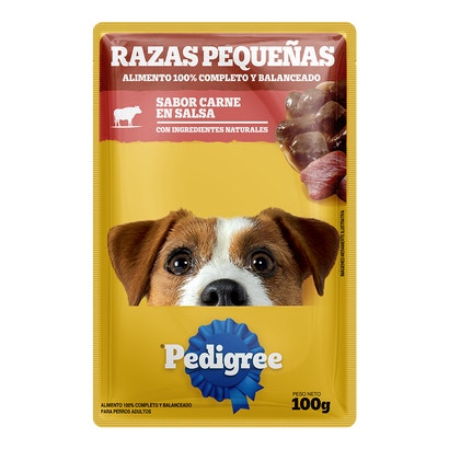 PEDIGREE® SOBRES™ Adulto Razas Pequeñas En Salsa Sabor Carne