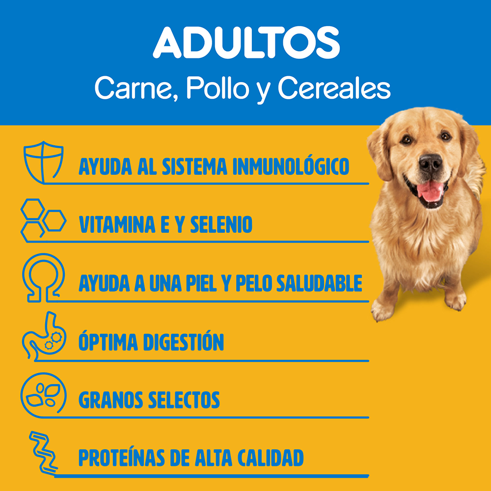 PEDIGREE® Croquetas Adulto Sabor Carne, Pollo Y Cereales - 4