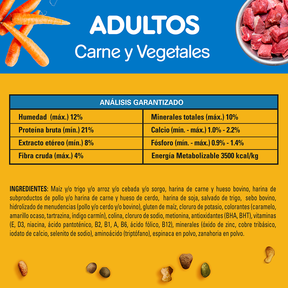 PEDIGREE® Croquetas Adulto Sabor Carne Y Vegetales - 6