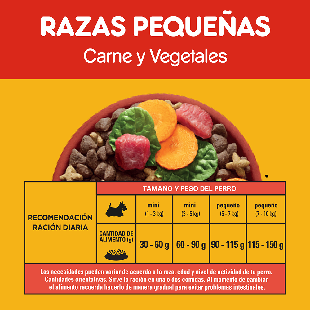 PEDIGREE® Adulto Razas Pequeñas Sabor Carne Y Vegetales - 6